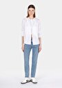 thumb-Afficher les détails de Chemise À Manches Longues Blanc Regular Fit Droit Uni Femme