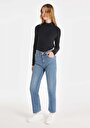thumb-Afficher les détails de 884 Lauren Pantalon Bleu Straight Leg  En  Straight Fit Femme