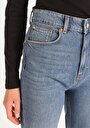 thumb-Afficher les détails de 884 Lauren Pantalon Bleu Straight Leg  En  Straight Fit Femme