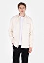 thumb-Afficher les détails de Chemise À Manches Longues Ecru Regular Fit Droit Verrouillage Homme