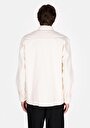 thumb-Afficher les détails de Chemise À Manches Longues Ecru Regular Fit Droit Verrouillage Homme