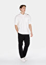 thumb-Afficher les détails de T-shirt Polo À Manches Courtes Blanc Droit Oversize Fit Homme