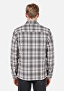 thumb-Afficher les détails de Surchemise Manches Longues Gris Comfort Fit Homme