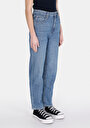 thumb-Afficher les détails de 884 Lauren Pantalon    En Jean Straight Fit Femme