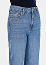thumb-Afficher les détails de 884 Lauren Pantalon    En Jean Straight Fit Femme