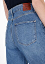 thumb-Afficher les détails de 884 Lauren Pantalon    En Jean Straight Fit Femme