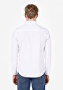 thumb-Afficher les détails de Chemise À Manches Longues Blanc Slim Fit Droit Popeline Homme