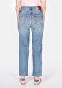 thumb-Afficher les détails de 884 Lauren Pantalon  Straight Leg High Rise En  Straight Fit Femme