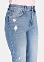 thumb-Afficher les détails de 884 Lauren Pantalon  Straight Leg High Rise En  Straight Fit Femme
