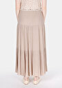 thumb-Afficher les détails de Jupe Beige  Droit Uni Maxi Femme