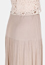thumb-Afficher les détails de Jupe Beige  Droit Uni Maxi Femme