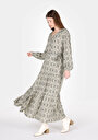 thumb-Afficher les détails de Robe Multicolou Regular Fit    Femme