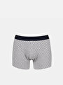 thumb-Afficher les détails de Sous-vêtements Gris Modern Fit Imprimé Homme