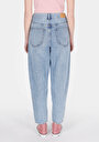 thumb-Afficher les détails de 855 Fiona Pantalon    En Jean Barrel Fit Femme