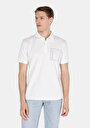 thumb-Afficher les détails de Blanc Homme T-shirt Polo À Manches Courtes