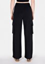 thumb-Afficher les détails de Pantalon De Survêtement Noir Regular Fit Femme