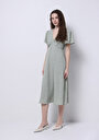 thumb-Afficher les détails de Robe Vert Regular Fit    Femme