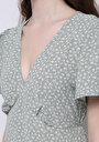 thumb-Afficher les détails de Robe Vert Regular Fit    Femme
