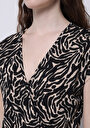 thumb-Afficher les détails de Robe Noir Regular Fit Sans Manches Mini  Femme