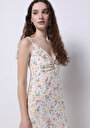 thumb-Afficher les détails de Robe Ecru Slim Fit    Femme