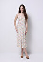thumb-Afficher les détails de Robe Ecru Slim Fit    Femme