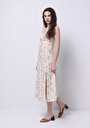 thumb-Afficher les détails de Robe Ecru Slim Fit    Femme