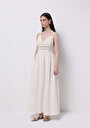 thumb-Afficher les détails de Robe Ecru Regular Fit    Femme