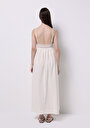 thumb-Afficher les détails de Robe Ecru Regular Fit    Femme