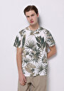 thumb-Afficher les détails de T-shirt À Manches Courtes Vert Regular Fit Imprimé Homme