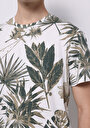 thumb-Afficher les détails de T-shirt À Manches Courtes Vert Regular Fit Imprimé Homme