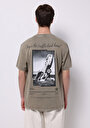 thumb-Afficher les détails de T-shirt À Manches Courtes Beige Comfort Fit Droit Homme