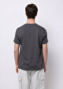 thumb-Afficher les détails de T-shirt À Manches Courtes Gris Regular Fit Droit Homme