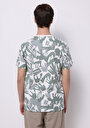 thumb-Afficher les détails de T-shirt À Manches Courtes Vert Regular Fit Imprimé Homme