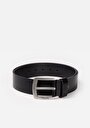 thumb-Afficher les détails de Ceinture Noir Modern Fit Homme