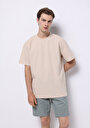 thumb-Afficher les détails de T-shirt À Manches Courtes Beige Comfort Fit Jakarli Homme