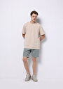 thumb-Afficher les détails de T-shirt À Manches Courtes Beige Comfort Fit Jakarli Homme