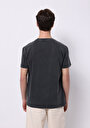 thumb-Afficher les détails de T-shirt À Manches Courtes Anthracite Regular Fit Droit Homme