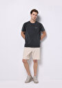 thumb-Afficher les détails de T-shirt À Manches Courtes Anthracite Regular Fit Droit Homme