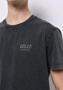 thumb-Afficher les détails de T-shirt À Manches Courtes Anthracite Regular Fit Droit Homme