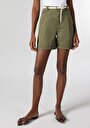 thumb-Afficher les détails de Short Kaki Regular Fit Femme