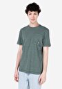 thumb-Afficher les détails de T-shirt À Manches Courtes Vert Regular Fit Jakarli Homme