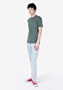 thumb-Afficher les détails de T-shirt À Manches Courtes Vert Regular Fit Jakarli Homme