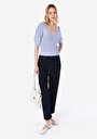 thumb-Afficher les détails de Tricot Violet Slim Fit  Femme