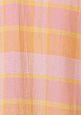 thumb-Afficher les détails de Chemise À Manches Longues Saumon Relaxed Fit Plaid Ratière Femme