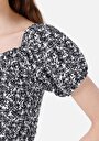 thumb-Afficher les détails de T-shirt À Manches Courtes Noir Slim Fit  Femme
