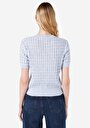 thumb-Afficher les détails de Tricot Bleu Regular Fit  Femme