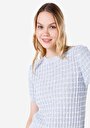 thumb-Afficher les détails de Tricot Bleu Regular Fit  Femme
