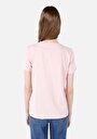 thumb-Afficher les détails de T-shirt À Manches Courtes Rose Regular Fit Imprimé Femme