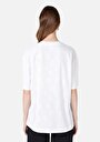 thumb-Afficher les détails de T-shirt À Manches Courtes Blanc Regular Fit Imprimé Femme