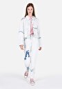 thumb-Afficher les détails de 896  Maria Pantalon Bleu Tapered Leg  En  Mom Fit Femme